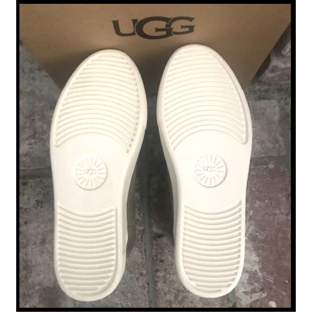 UGG  Women Olli Hi Top Grey Brush Suede Sneakers - Picture 6 of 6